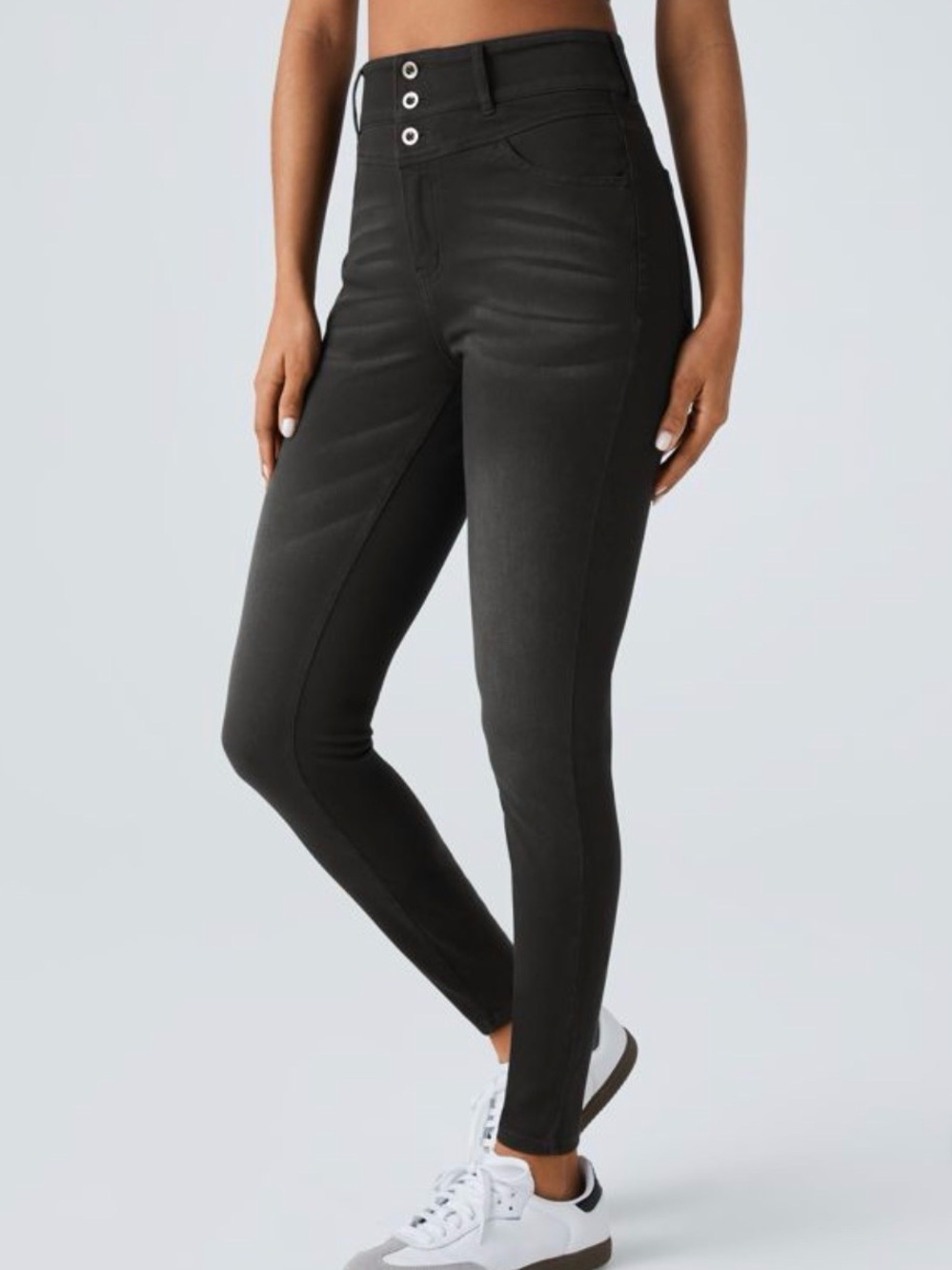 HALARA Flex™ High Waisted Zipper Pockets Casual Skinny Jeans